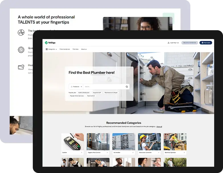 Essential features of the mechanic service platform